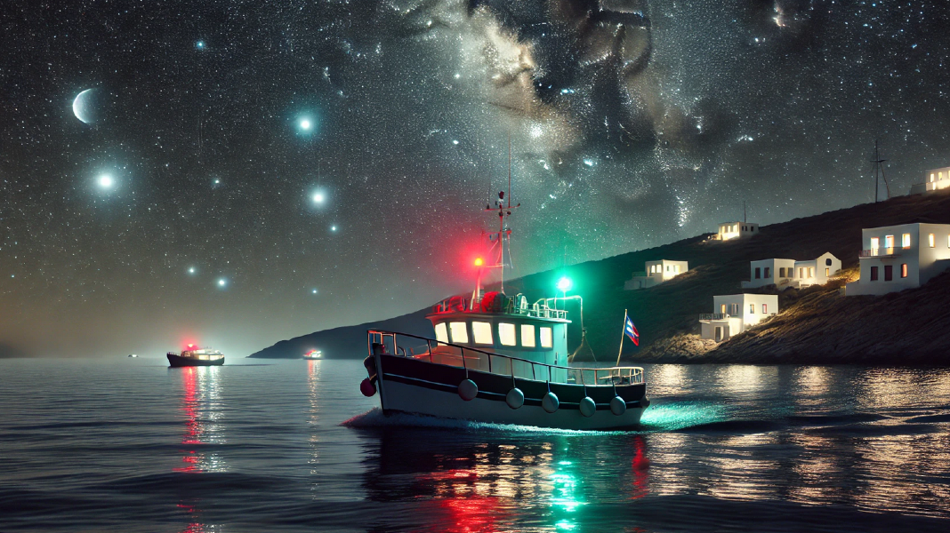 Πλοήγηση στο νυχτερινό πέλαγος: Διαδικασίες και χρήση φωτεινών σημάτων image