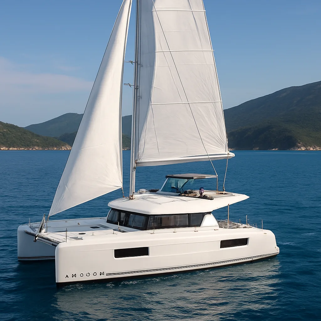 Φωτογραφία του Lagoon 46 catamaran στο Ιόνιο Πέλαγος