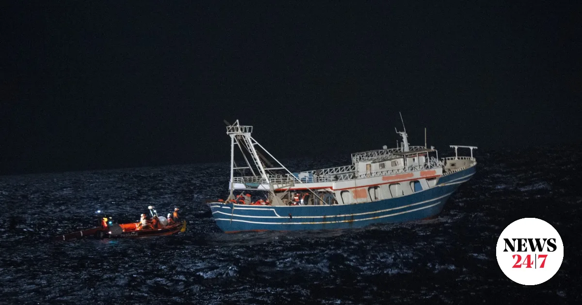 Κρήτη: Επιχείρηση διάσωσης 56 προσφύγων και μεταναστών - Εικόνα άρθρου
