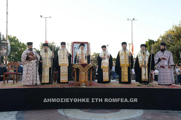 Μεγαλειώδης Λιτανεία της Τιμίας Κάρας του Απ. Ανδρέου στην Πάτρα
